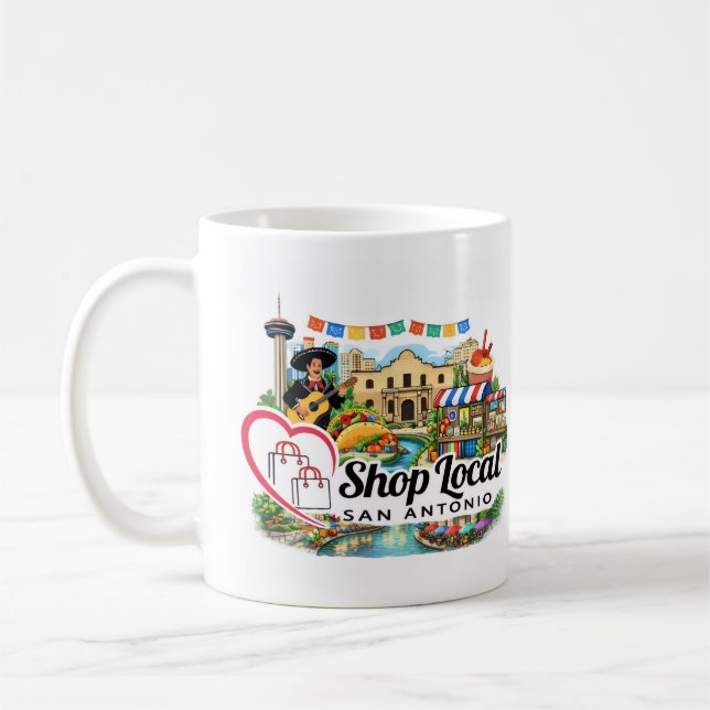 Tasse Shop Local San Antonio (Gauche)