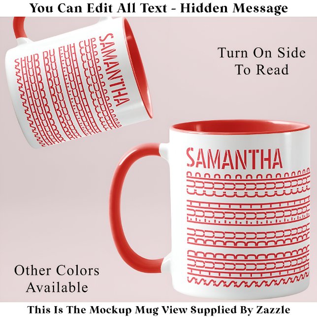 Tasse Shud Du Fuh Cup & Message Caché 138RW Drôle (Créateur téléchargé)