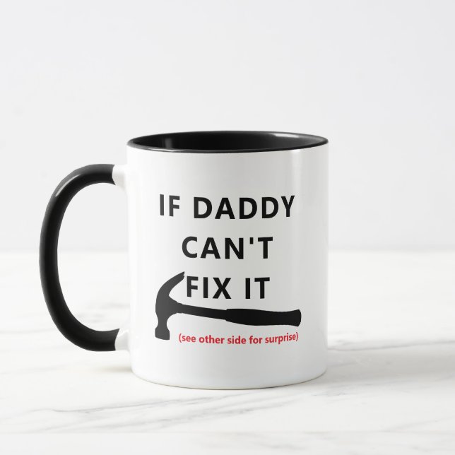 Tasse Si Papa Ne Peut Pas Le Réparer - Citation Sa (Gauche)