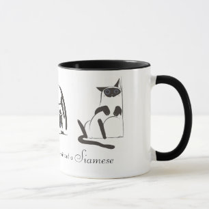 Tasse siamoise de sonnerie