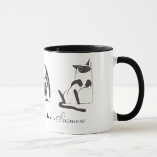 Tasse siamoise de sonnerie