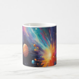Tasse Silhouette de Cerf Céleste Mystique Espace N