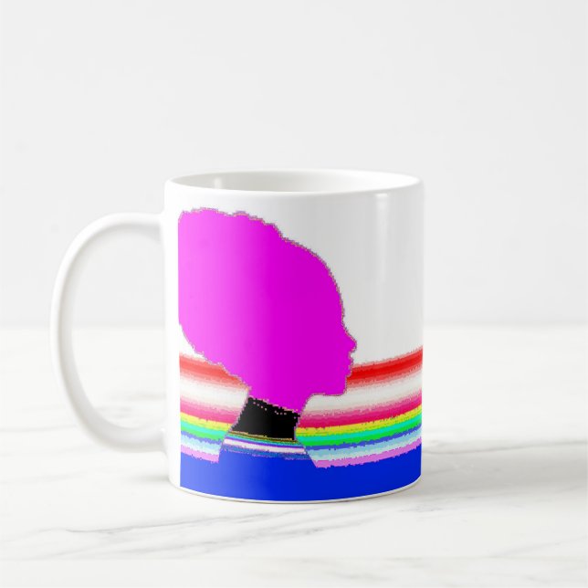 Tasse Silhouette Rétro (Gauche)
