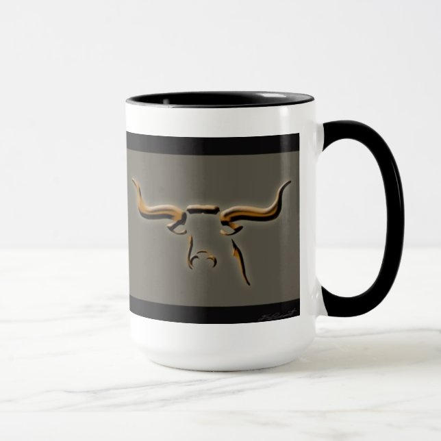 Tasse simple de Longhorn (Droite)