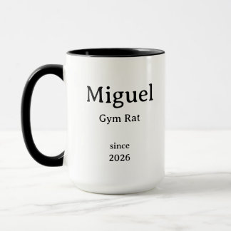 Tasse Simple pour Rat de Gym Minimal