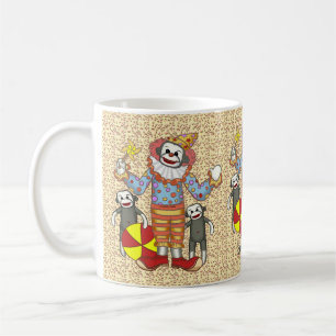 Tasse Singe Chaussette Clown
