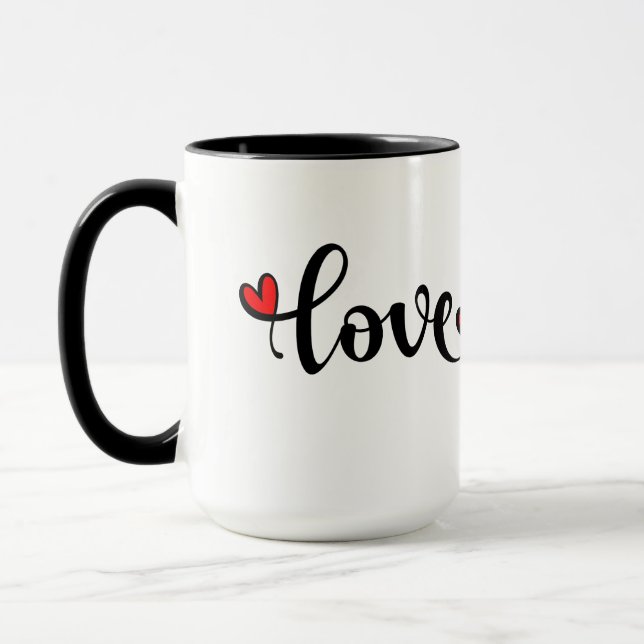 Tasse Sipping Love, One Cup at a Time (Gauche)