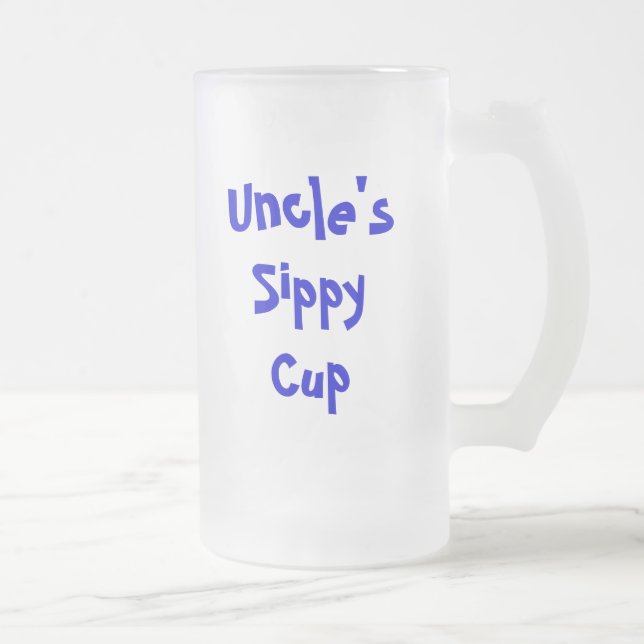 Tasse sippy/stein/mug de l'oncle (Droit)