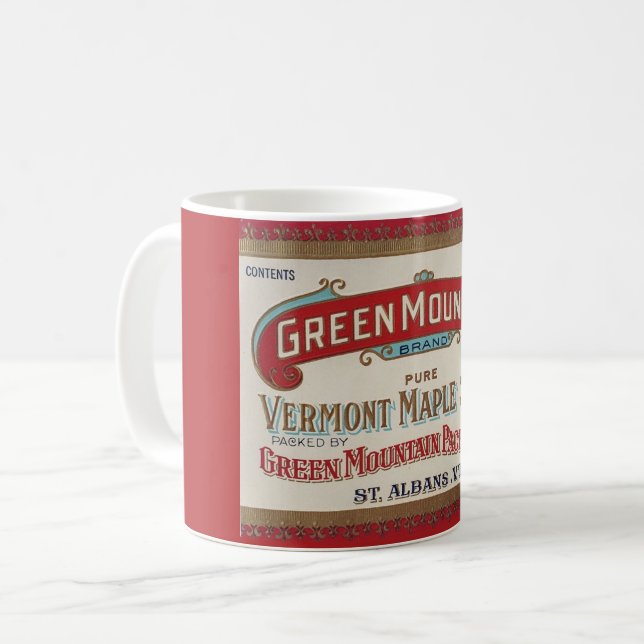 Tasse Sirop d'Érable Vintage (Devant gauche)