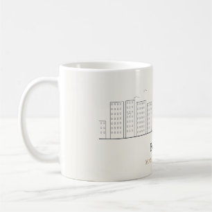 Tasse Skyline de Boston – Ligne artistique du Mass