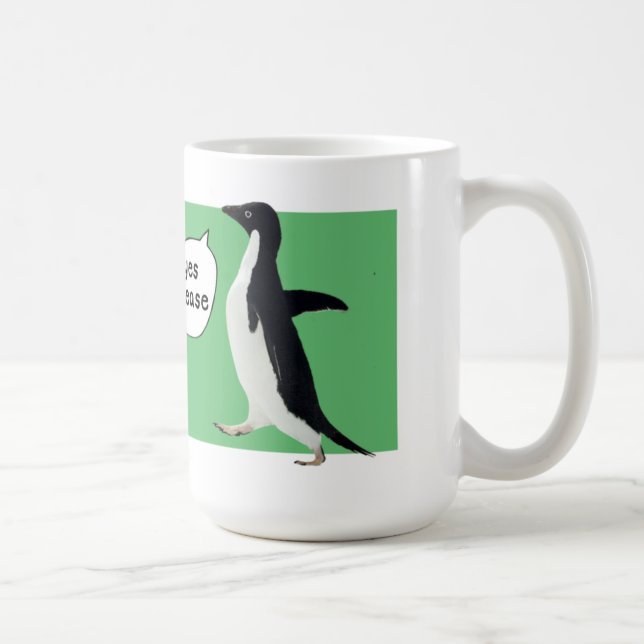 Tasse socialement maladroite de pingouin (Droite)