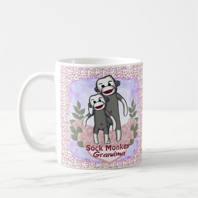 Tasse Sock Monkey Grand-mère (Gauche)