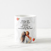 Tasse Sœurs liées par le cœur