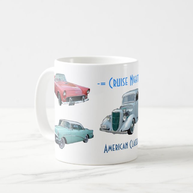 TASSE Soirée de circulation automobile classique (Devant gauche)