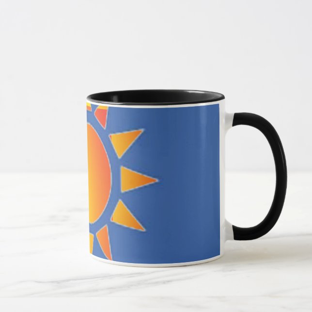 Tasse Soleil Orange Jaune (Droite)