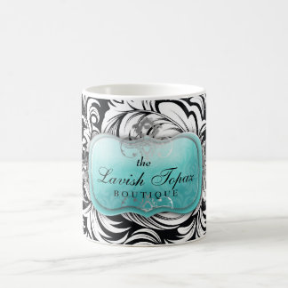 Tasse somptueuse de noir de la topaze 311