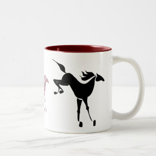 tasse s'opposante de cheval