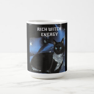 Tasse sorcière énergie de sorcière riche Halloween