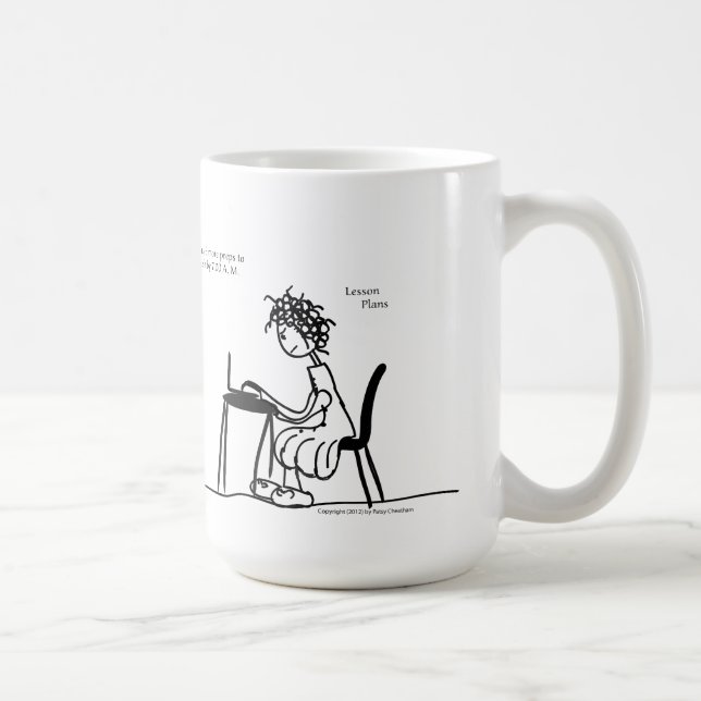 Tasse soumise à une contrainte de professeur (Droite)