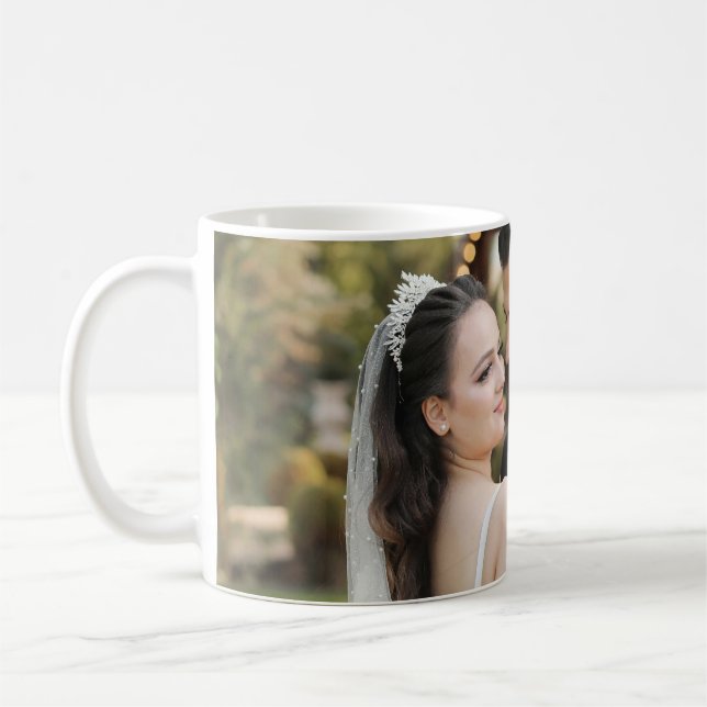 Tasse souvenir photo de mariage (Gauche)