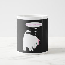 Tasse spéciale Chat Pensif