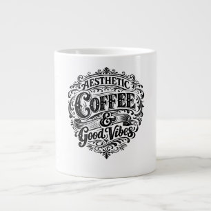 Tasse spéciale citation de café esthétique vintage