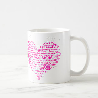 Tasse spéciale de jour de mères pendant toutes les