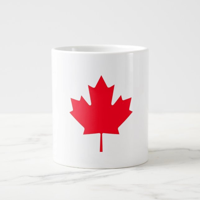 Tasse spéciale feuille d'érable canadienne (Devant)