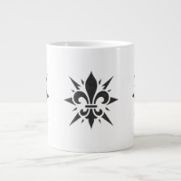 Tasse spéciale "Fleur-de-lis stylisée"
