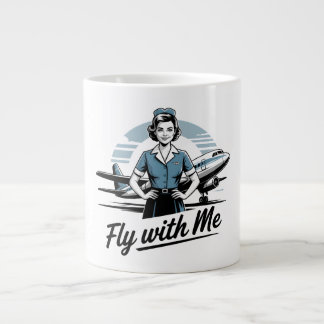 Tasse spéciale Hôtesse de l'air scandinave