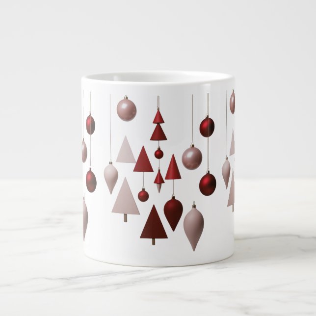 Tasse Spéciale Jumbo (Thème Rose Gold/Rose) (Devant)