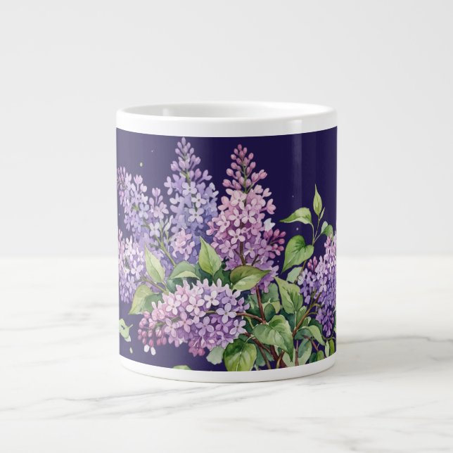 Tasse spéciale lilas de printemps (Devant)