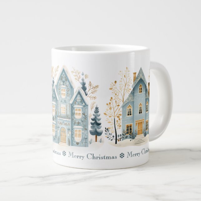 Tasse spéciale Maisons de vacances en Art folklori (Devant droit)