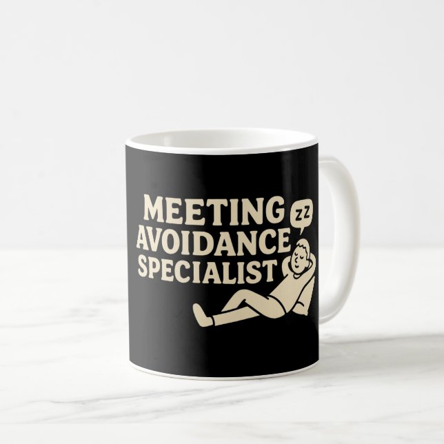Tasse Spécialiste d'Évitement de Réunion (Devant droit)