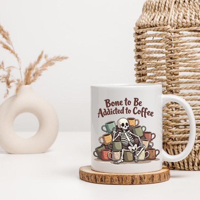 Tasse squelette de dépendance au café (Créateur téléchargé)