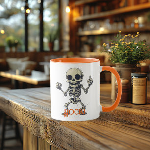Tasse squelette rock - Ambiance Halloween amusante