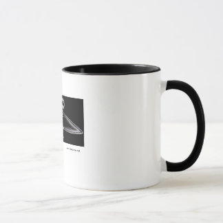 Tasse squelettique de surfer d'amputé