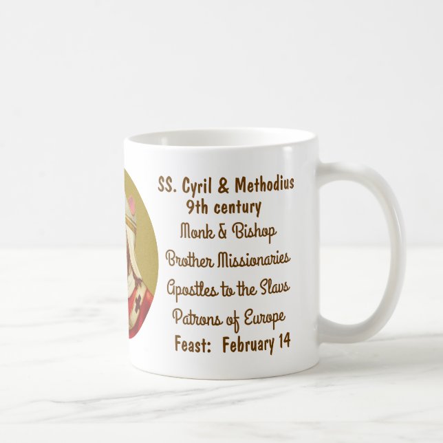 Tasse SS. Cyrille & Méthode (M 001) #1b (Droite)