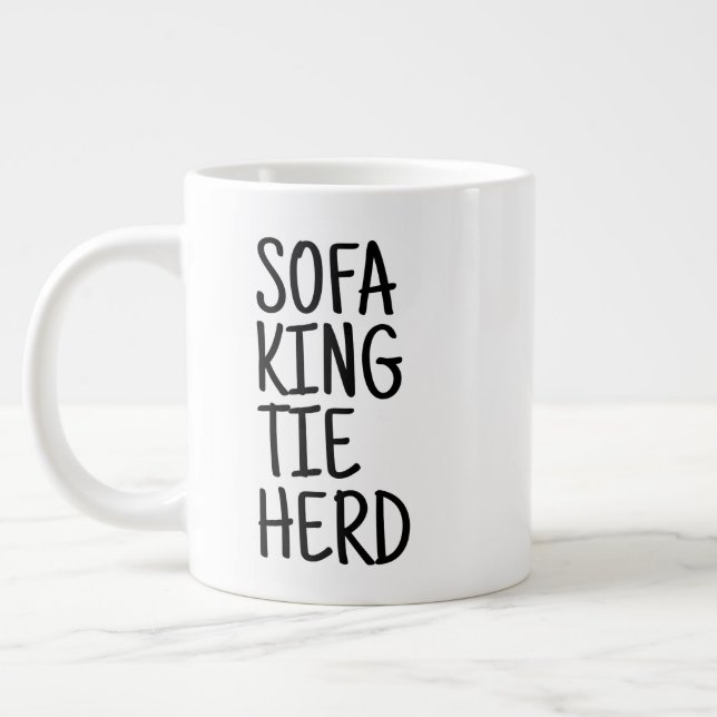 Tasse standard - Le roi du troupeau de cravate (Gauche)
