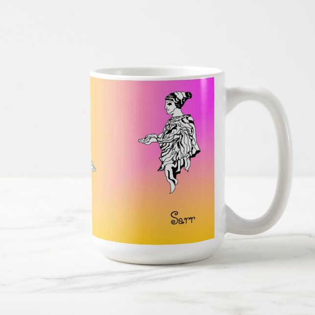 Tasse : statue grecque (Droite)