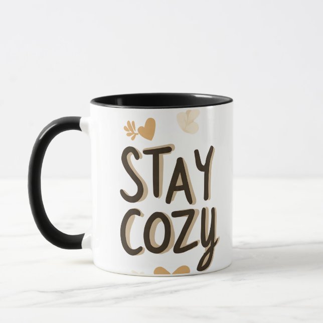 Tasse Stay Cozy | Cadeau de Confort de Style de Vi (Gauche)