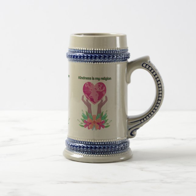 Tasse Stein « La gentillesse est ma religion » (Droite)