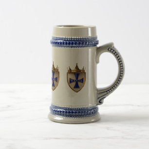 Tasse Stein Mug Blue Rayel Crest