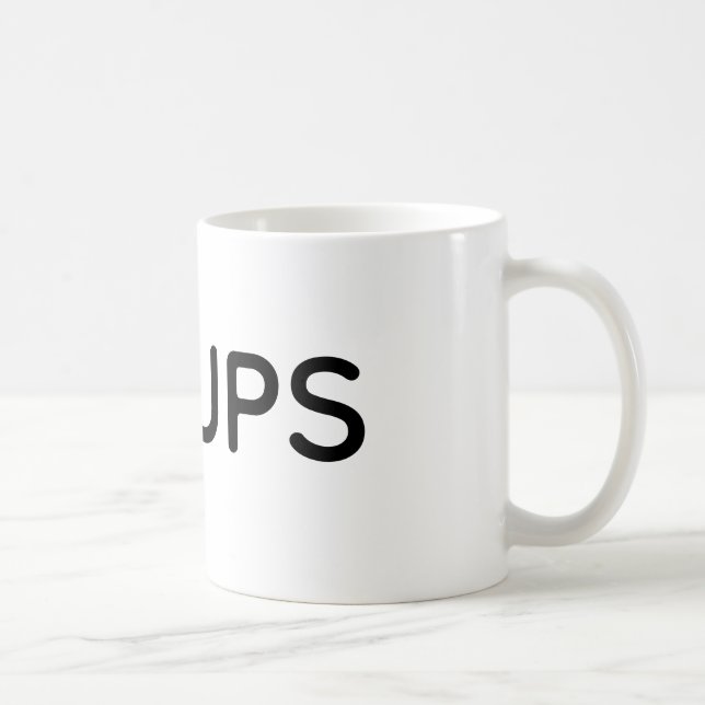 Tasse STEUPS. Édition minimaliste (Droite)