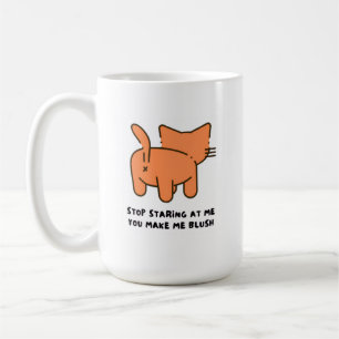 Tasse Stop à ton regard, tu me fais rougir