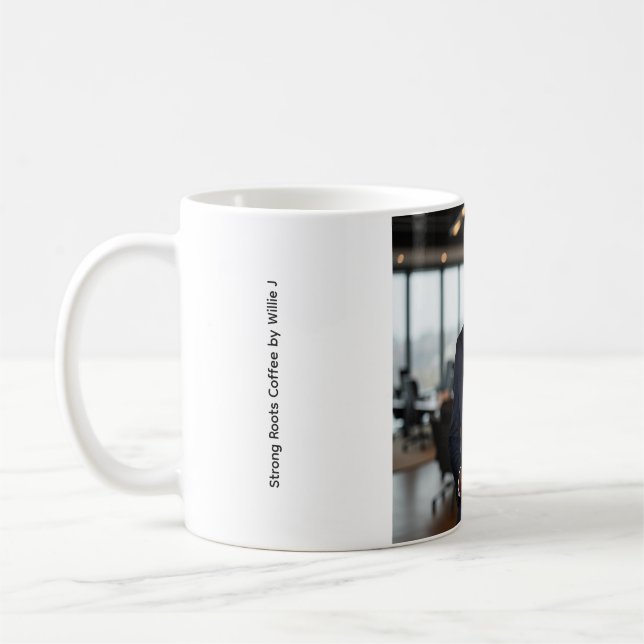 Tasse Strong Roots Vibrations Positives & Énergie  (Gauche)