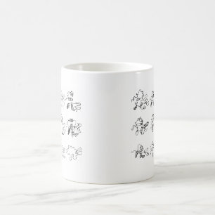 Tasse structurelle de biochimie de biologie