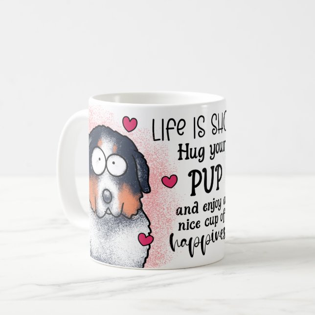 Tasse sublimation de chien (Devant gauche)