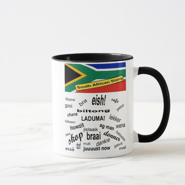 Tasse sud-africaine d'argot (Droite)