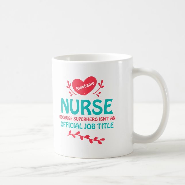 Tasse Super-héroïne Infirmière (Droite)